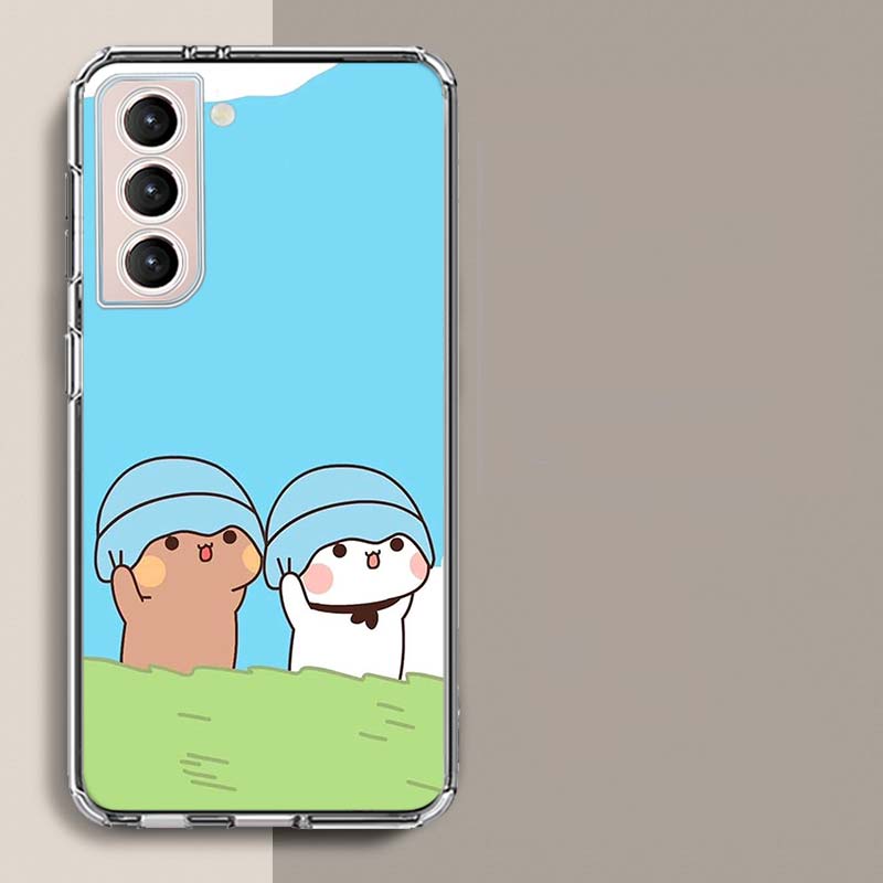 Cute BuBu DuDu Phone Case For Samsung A16 A26 A36 A56 A17 A15 A25 A35 A55 A14 A24 A34 A54 A04S A05S Galaxy Note 20 10 9 8 A9 A8