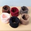 Scarf Warm Neck Cover For Boys And Girls Scarf  Winter Baby Clothing Children'S Winter Solid Color Fleece