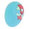 Latex Pet Ball Toy Bite Resistant Interactive Fetch Play Animal Pet Egg Ball for Cats Dogs Blue