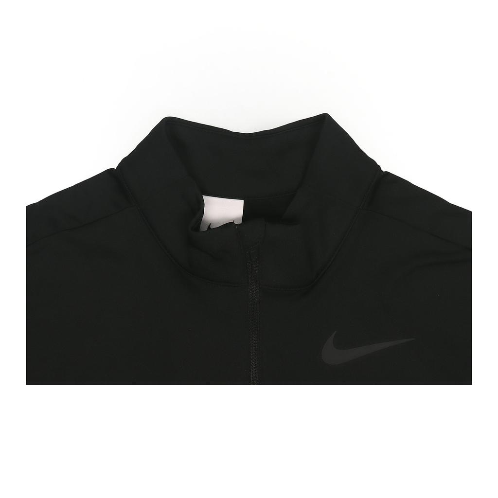 Nike Giacca da Allenamento in Maglia Colorblock Dri-Fit con Collo Alto Manica Lunga Giubbotti da Uomo Nero CU4948-010