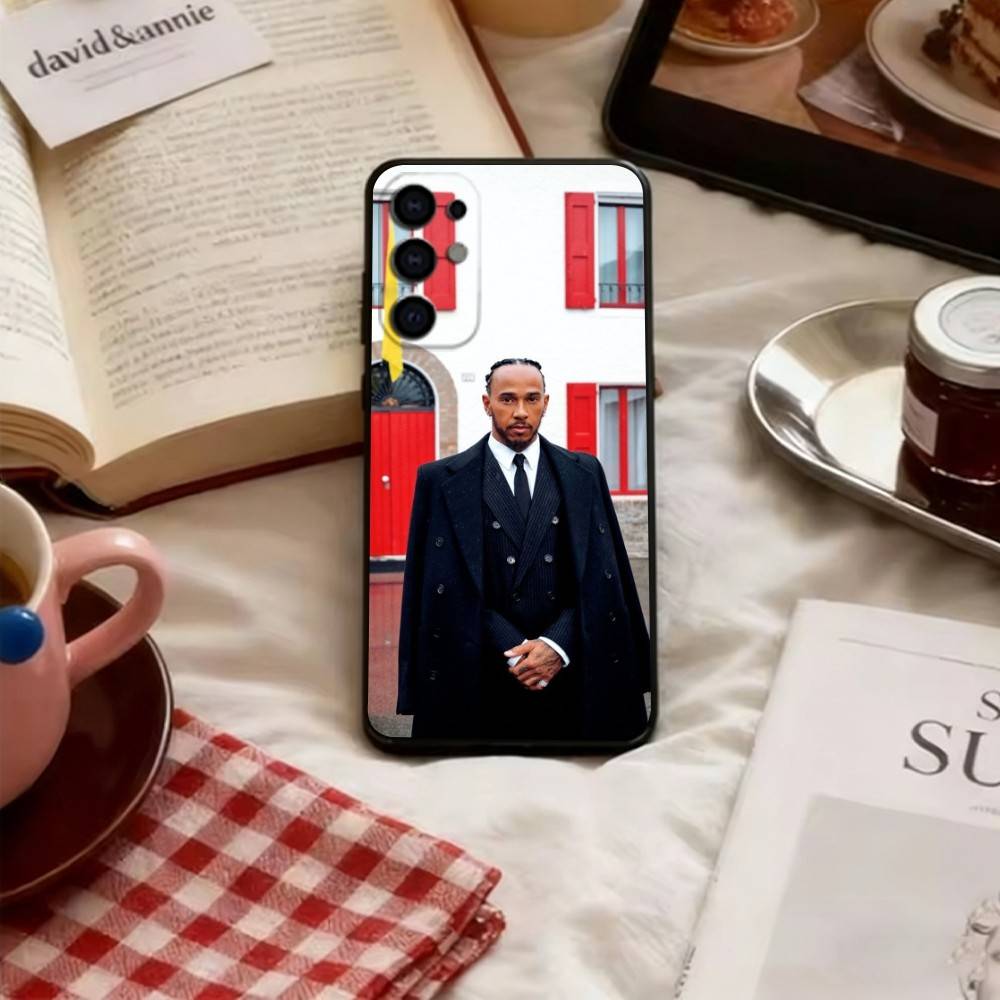 

Racing driver Lewis Hamilton Phone Case For Samsung S25,S24,S21,S22,S23,S30,Ultra,S20,Plus,Fe,Lite,Note,10,Soft Black Cover Samsung S20fe