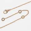 BVLGARI B.ZERO1 Design Legend Necklace Be zero one K18 Pink Gold/ceramic 13.4g Women Used