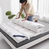 Hotel Star Soft Feather Velvet Mattress Topper - Thick Quilted Tatami Mat for Double Bed & Student Use.