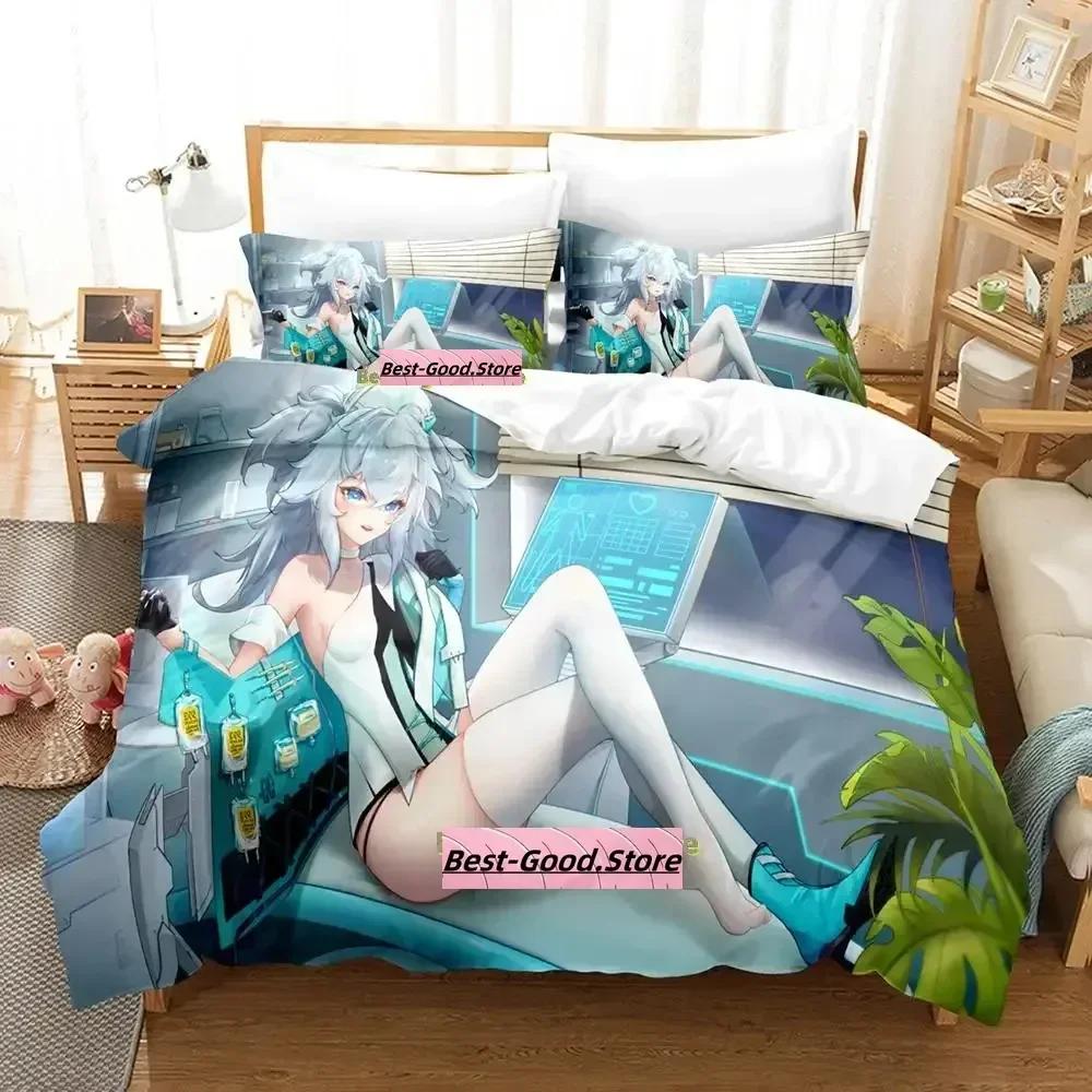 Girls Frontline Project Neural Cloud Комплект постельного белья Пододеяльник Полный Queen King Размер Наволочка Постельное Белье С Рисунком Для Взрослых Детской Спальни