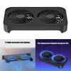 USB Powered Cooling System For Networking Devices 140mm Silents Fan Design Supports Multiple Device Placement