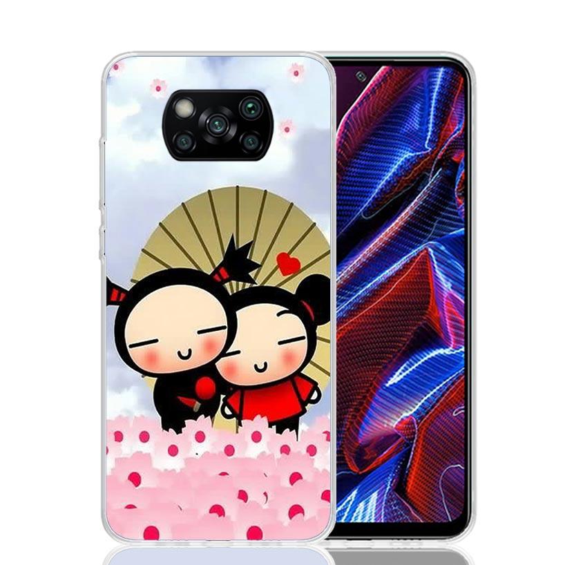 

Cute Cartoon Pucca Garu Case Phone Cover for Xiaomi Poco X3 Nfc X5 X6 X7 X4 Gt F7 Ultra F6 F5 Pro F4 F3 M5S M5 M4 M3 5G Trend Fu Xiaomi Poco X3 Pro