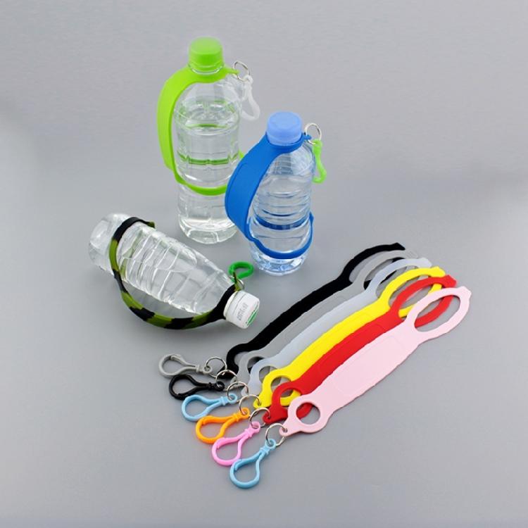 Silicone Water Bottle Belt Holder Hook Clip Camping Safety Clasps Buckle Bands