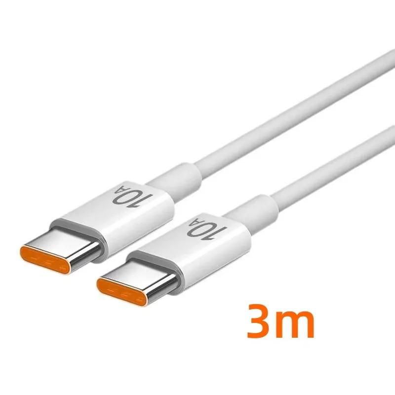 10A 120W super rychlé nabíjení USB typ C kabel pro iPhone 16 15 Huawei P60 P50 USB C datový kabel kabel pro Xiaomi Samsung Poco Redmi