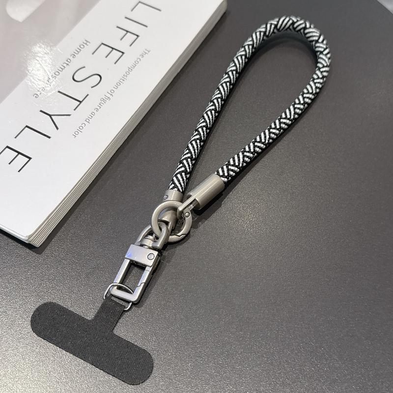 Portable Mobile Phone Hand Wrist Straps Nylon Colorful Anti-Fall Lanyard With Gasket Detachable Cellphone Hanging Cord