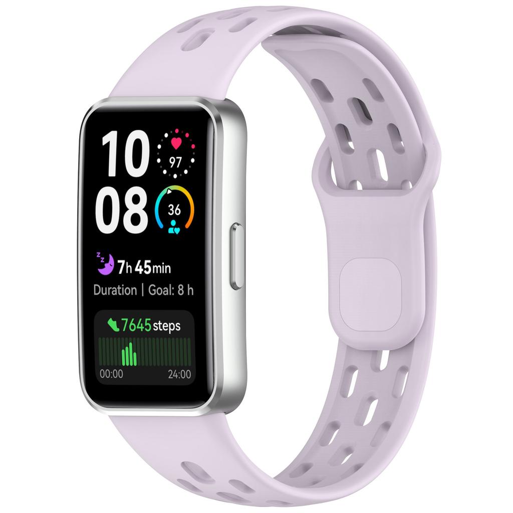 For Compatible Band 10/8/9 Replacement Silicone Watch Strap with Snap Button Buckle and Breathable Design