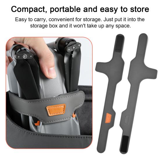 Drohnen-Propeller-Befestigungsband für DJI Air 3/Air 3S Kunstleder Drohnen-Blatt-Fixator Halter Schutz Drohnenzubehör