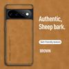 EUCAGR For Google Pixel 11 Pro XL Luxury Sheepskin PU Leather Phone Case For Pixel 11Pro XL Silicone Shockproof Back Cover