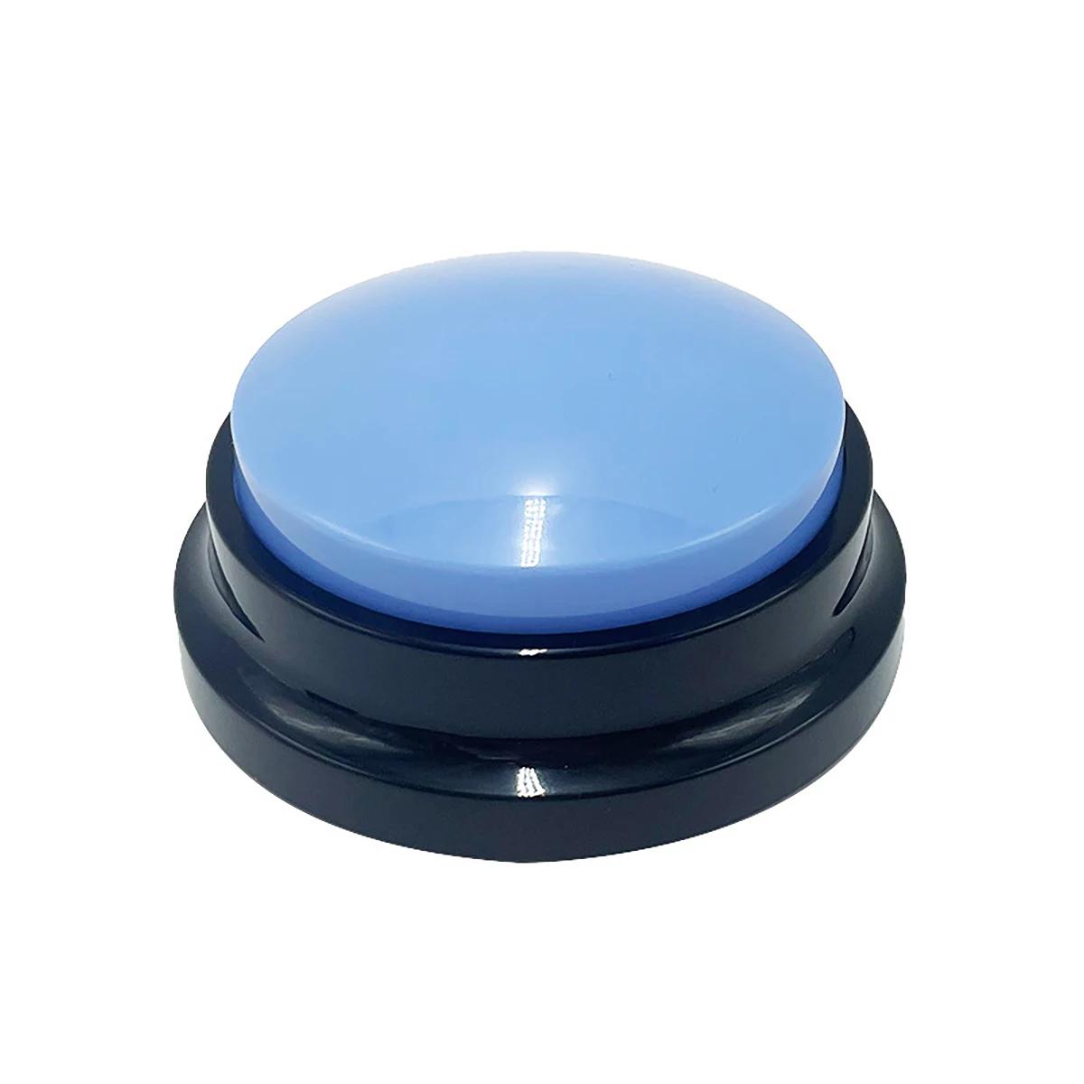 

Talking Pet Buttons for Dogs Communication Training Set with Record Playback Buzzer Buttons Funny Voice Recording Gift to XS светло-синий
