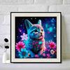 New Arrival 5D DIY Full Circle Diamond Painting "Flowers and Cats" Embroidery Cross Stitch Home Decor Gift