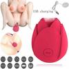 Lotus Lading Sugende Vibrator Vagina Massasjer Sexleketøy