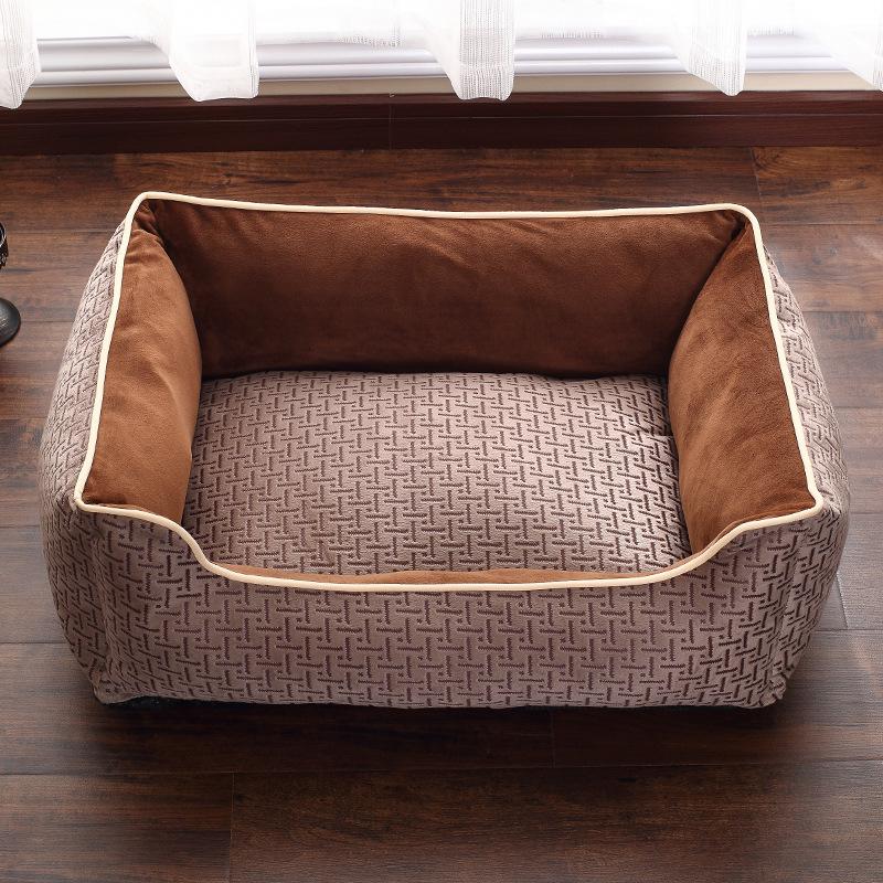 Miaodi Washable Detachable Pet Bed: All-Season Dog & Cat House 52x40x16 cm