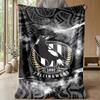 Collingwood Theme Blanket Soft Flannel Blanket Plush Throw Blanket Cozy Sofa Bed Blanket for Home Decor
