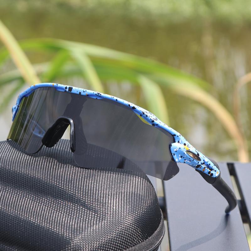 Cross-Border E-commerce TR90 Colorful Cycling Sunglasses for Outdoor Sports, Prescription-Compatible.