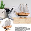 Sailing Ship Best Showpiece for Office and Home Decorative Wood Sailing Ship Nautical Showpiece