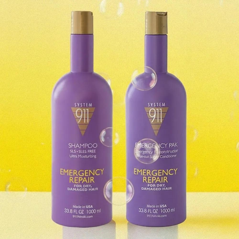 Hayashi System 911 Shampoo + Emergency Pack 1000ml Large Size Set
