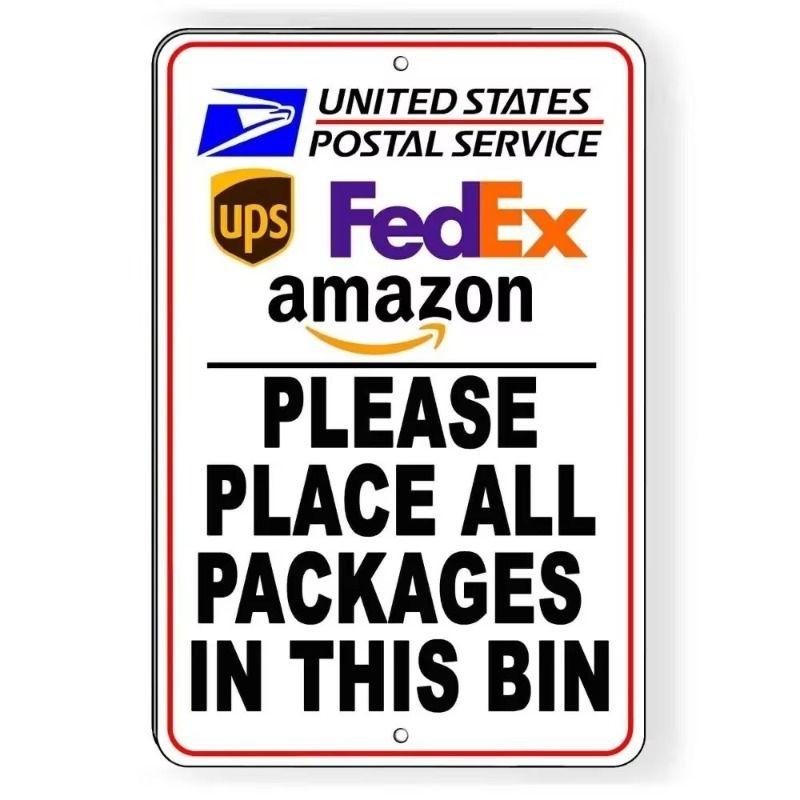 Decorative Metal Wall Art Sign 20x30cm