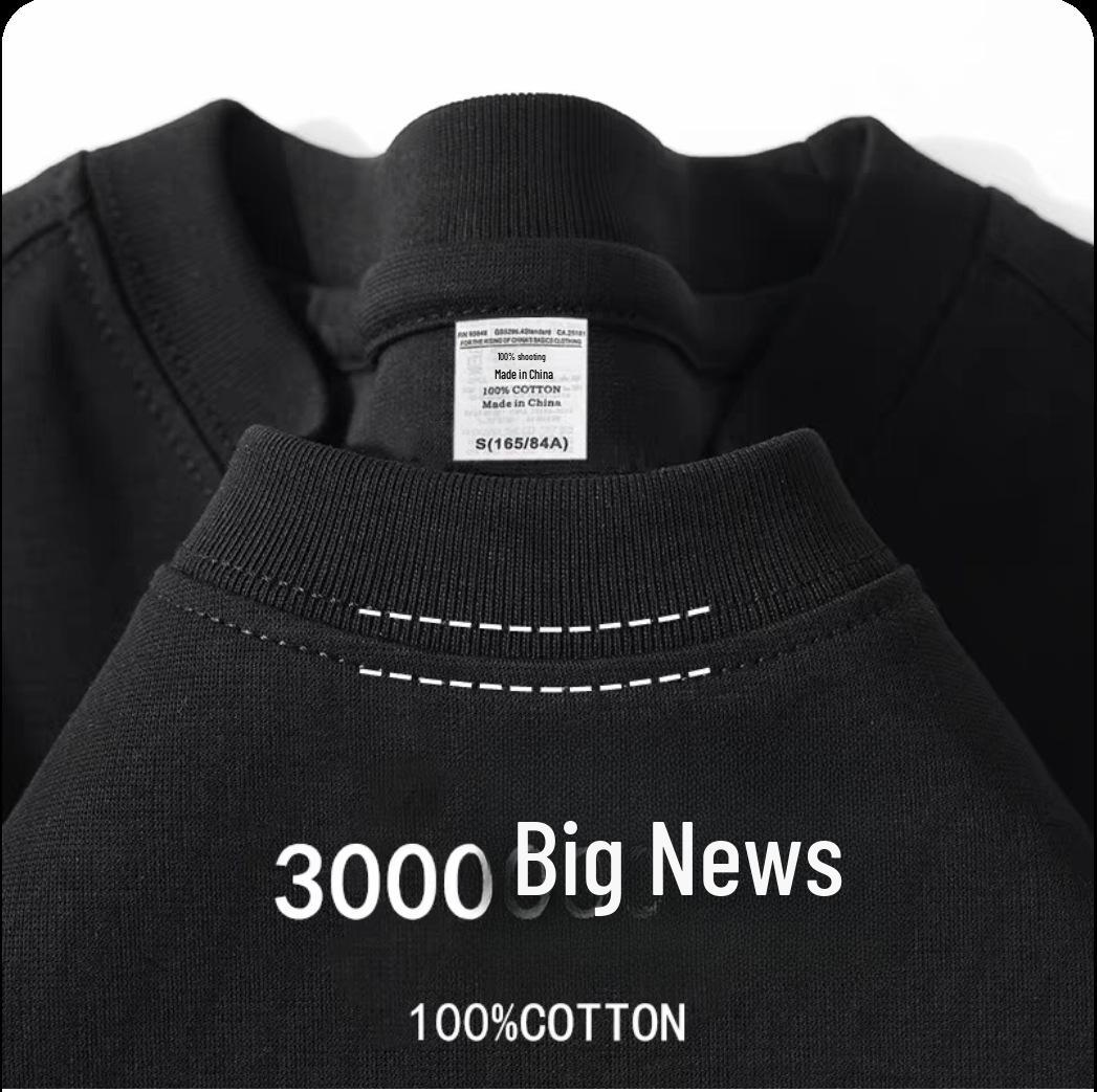 

Унісекс щільна бавовняна футболка кольору хакі з опущеними плечима, коротким рукавом 3XL [recommended 190-220 catties]