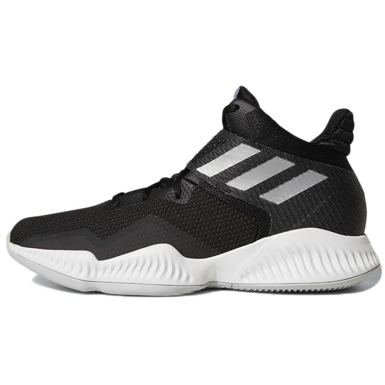 

adidas Explosive Bounce 2018 Black Silver Мужские кроссовки Core-черный серебристо-металлический светло-однотонный серый BB7294