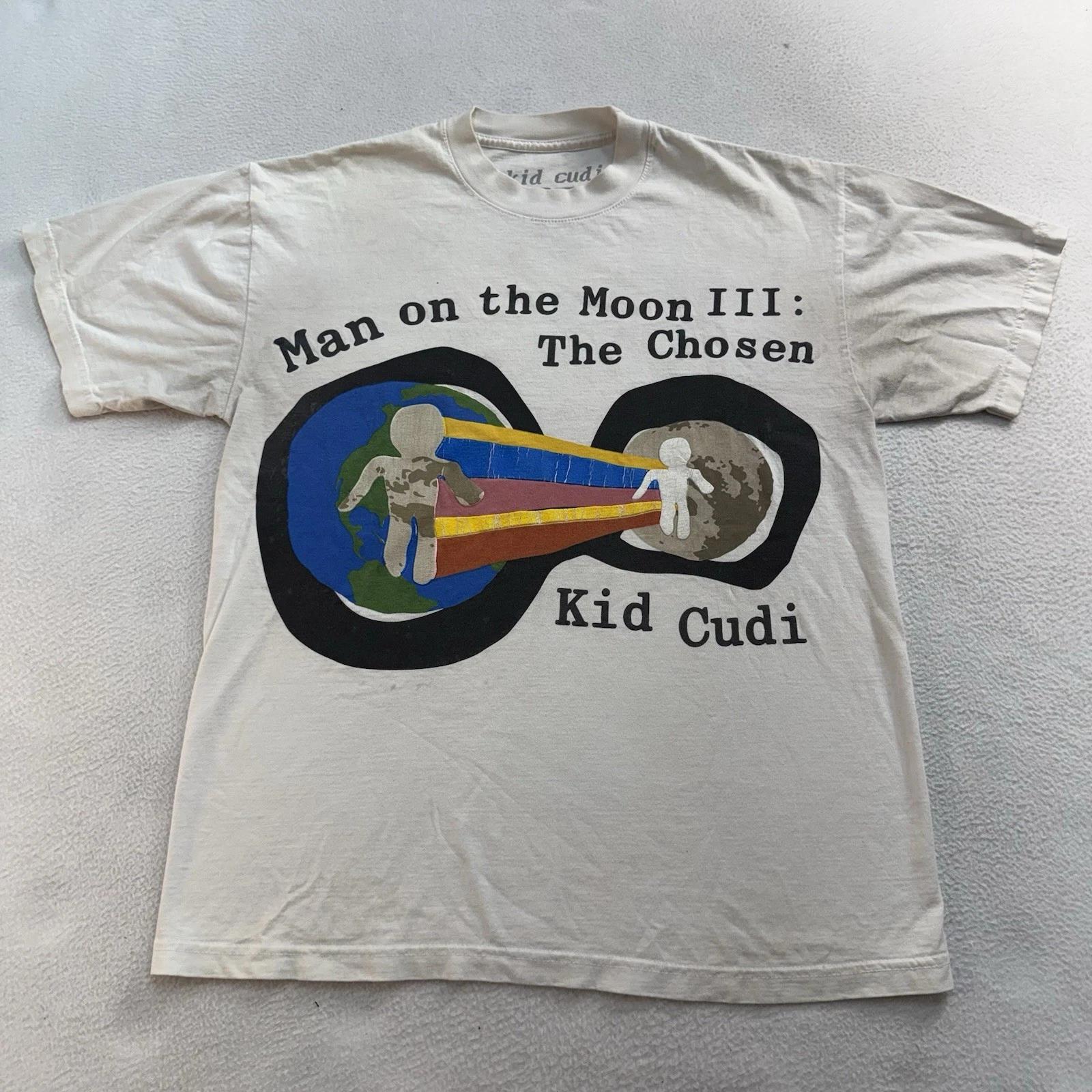 

KID CUDI T-Shirt Man on the Moon III: The Chosen AOP CPFM Distressed Size M 4XL