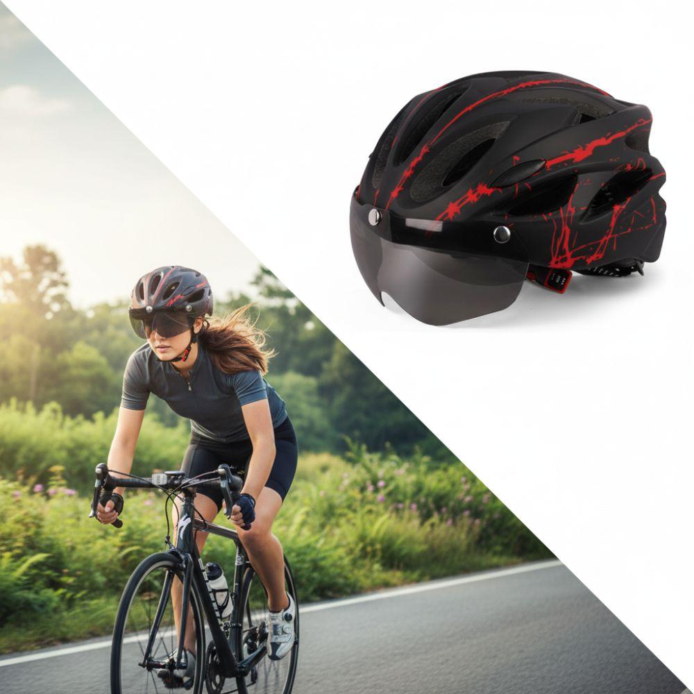 Lightweight Bike Helmet Breathable Mountain Bike Helmet Durable Cycling Helmet Adult Cycling