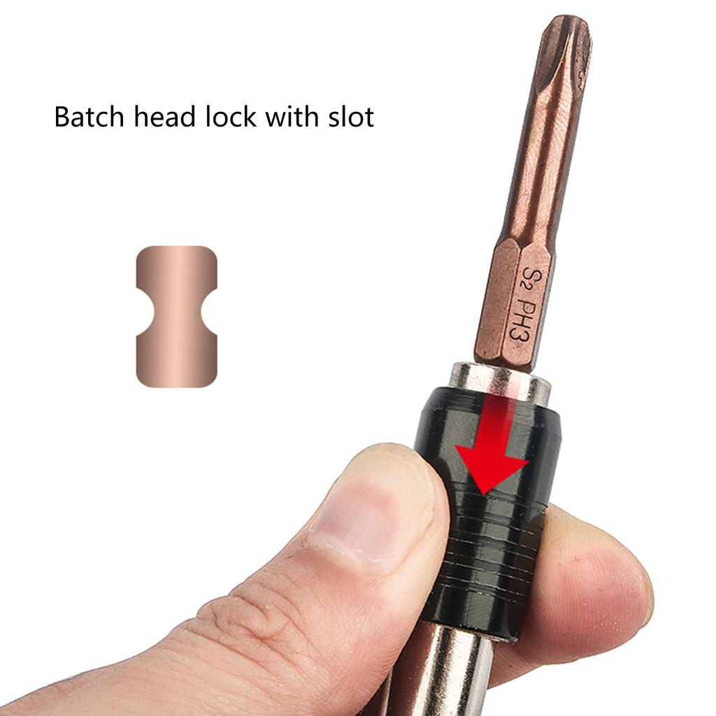 1/4" Screwdriver Handle Hex Drive Magnetic Bit Holder Screwdriver Spinner Handle Bit Holder Ratchet Socket Wrench Tool