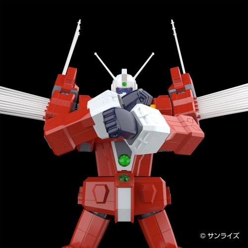 Aoshima Bunka Kyozai Co., Ltd. Space Runaway Ideon, 1/450 Scale, Approximately 24cm Tall, Pre-colored Plastic Model Kit DI-01