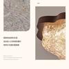 Gold Foil Resin LED Eye Protection Bedroom Ceiling Light