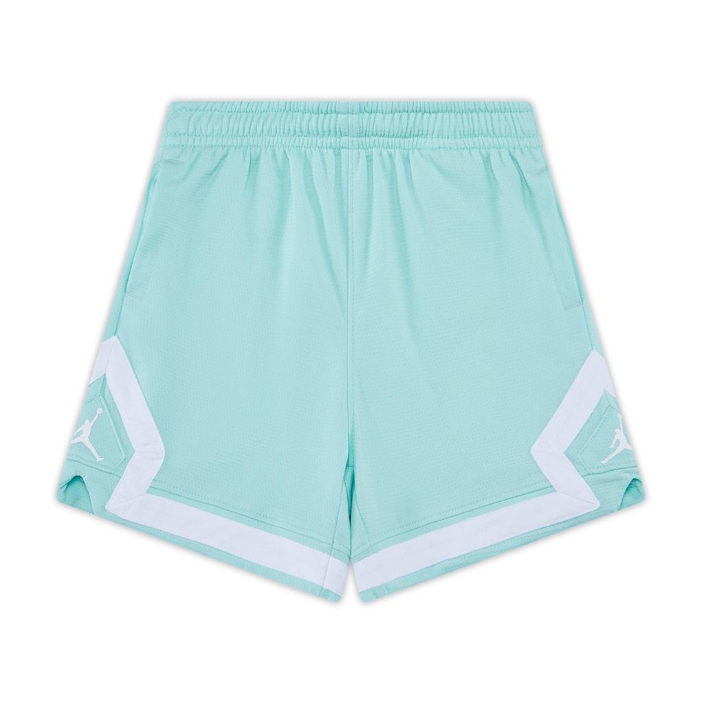 Jordan MJ Diamond Breathable Mesh Comfortable Shorts Kids Shorts Light-Rain-Green HQ8147-382