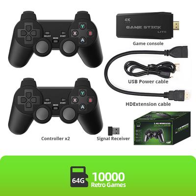32G/64G Super Console HDMI-Compatible Portable Video Game Stick Plug and Play Equipped with S1/atari/name/sfc/fc/gba/gb/gbc Game