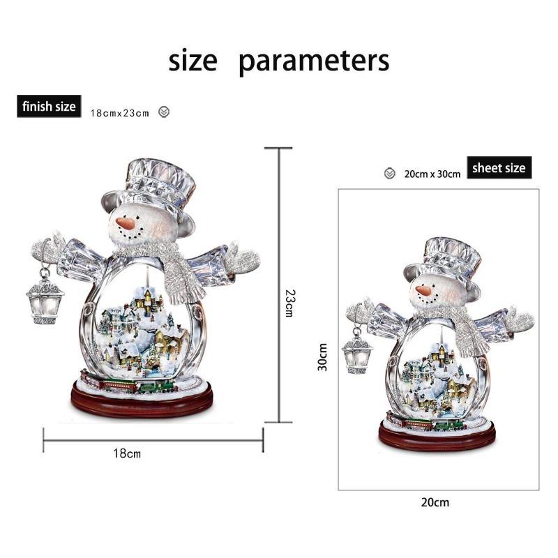 Christmas Tree Rotating Sculpture Train Decoration Window Stickers Christmas Decorations Winter Home Furnishings