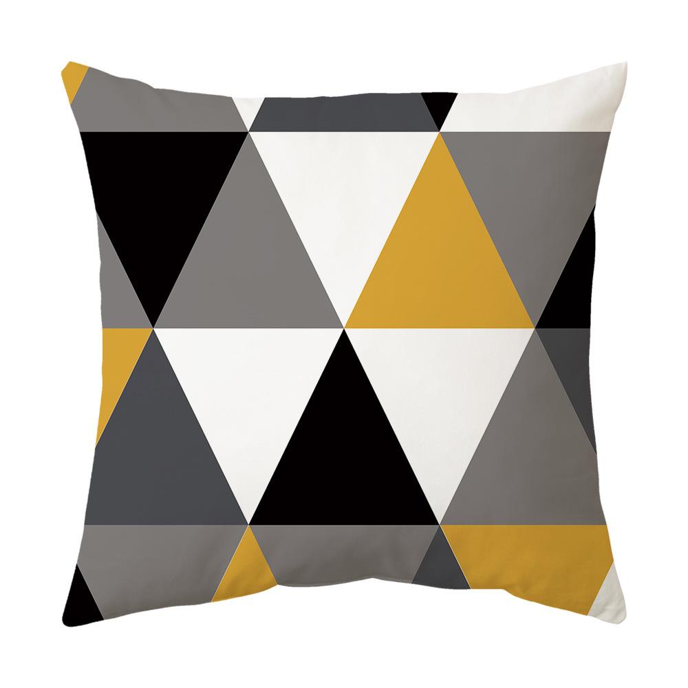 Pillowcase Simple Nordic Geometric Print Pillowcase Home Sofa Cushion Cushion Cover