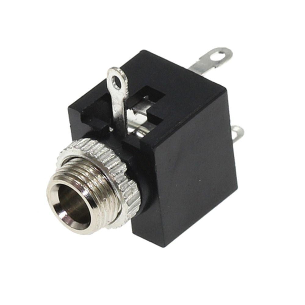 10Pcs Plastic Metal 3.5mm Mono Female Jack 3Pin DIP Headphone Socket  DIY Electronic Project