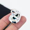 Natural Tibetan Turquoise Adjustable 925 Sterling Silver Ring - Fits US Sizes 6 To 11 - Handmade Boho Jewelry for Women & Men, Party Wear Gifts