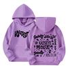 Children's Hooded Gradient Printed Long Sleeved Sweatshirt Loose Women's Sweatshirt  Sweatshirt