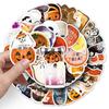 50 Halloween Waterproof Decorative Journal Stickers - Creative Ins Style, Hot Selling Cross-border Festival Sheets