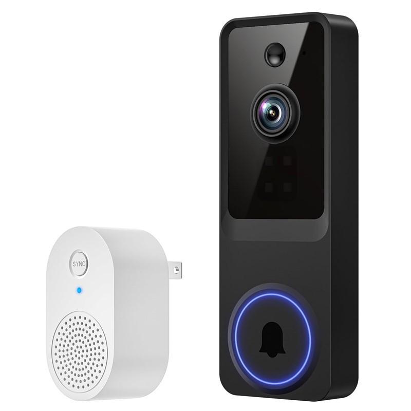 

Wireless Smart Doorbell with Video Monitoring Camera