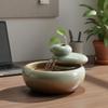 Stone Waterfall Gift Idea Rock Soothing Sound Cascading Water Feature