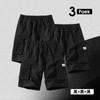 Large Size Shorts Men's Summer Solid Color Five-point Pants New Multi-pocket Loose Large Size Beach Pants Tooling