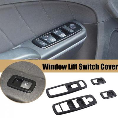 For Dodge Durango 2011+Ram 1500 10-17 Inner Window Knob Lift Switch Black Trim
