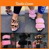 Luxurious And Comfortable Women Fur Fluffy Sliders Slippers For Summer Outings