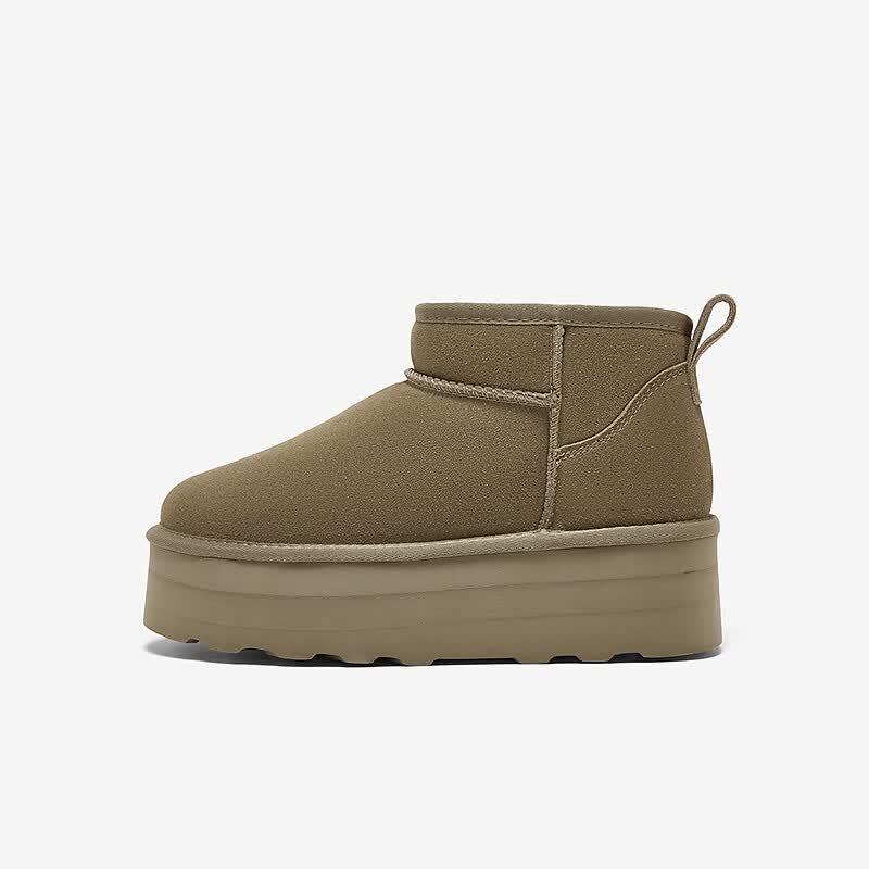 Baistou Women s Winter Warm Fluffy Short Snow Boots N8095DD5 36