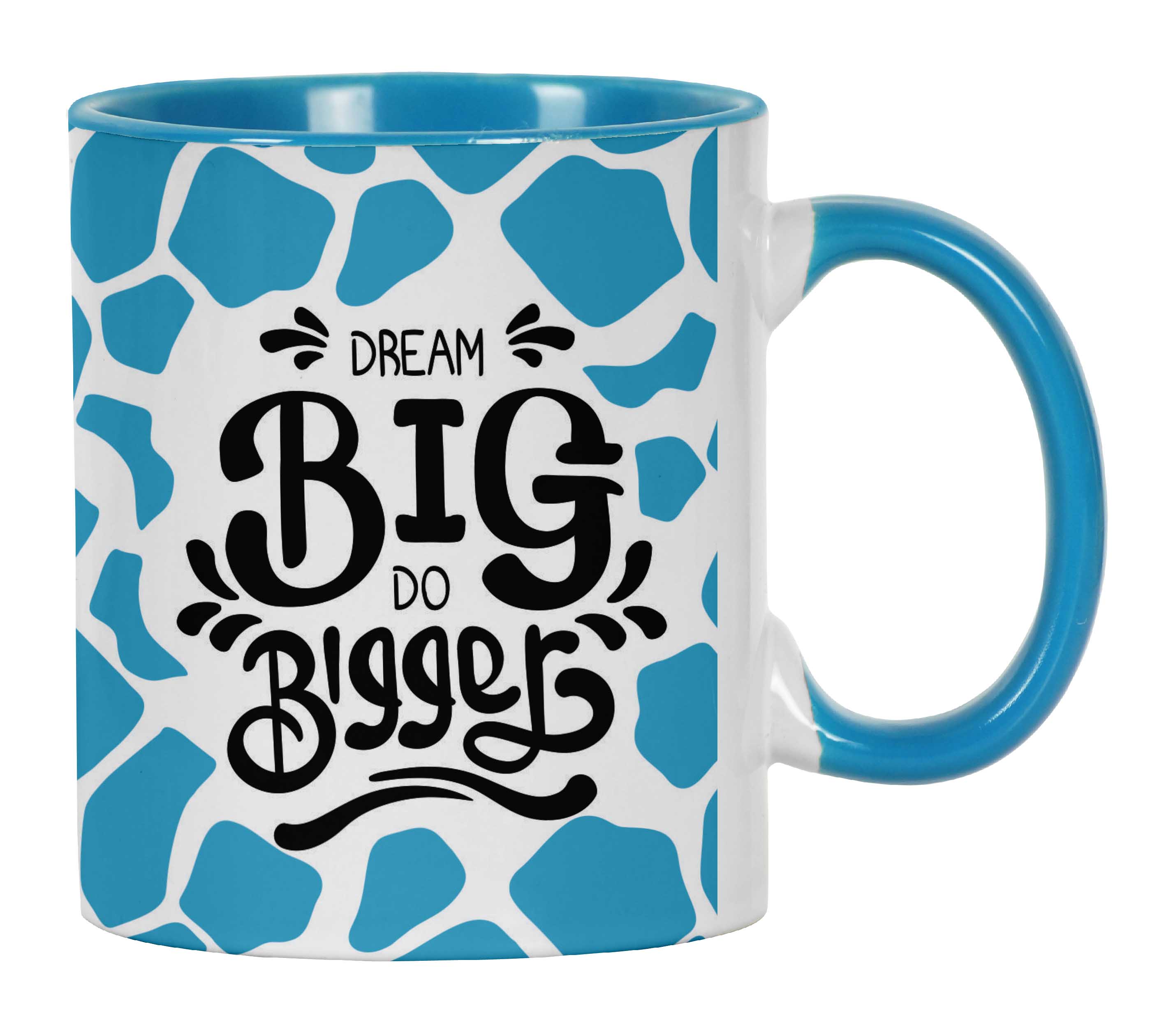 

Inkdotpot Керамічні кружки для кави Dream Big Do Bigger 11 Oz — надихаючий подарунок для природи 11oz небо синє кольору