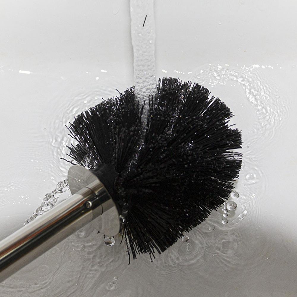 Stainless Steel PP Toilet Brush Set Lockable Thread Toilet Brush and Holder  Toilet Cleaning