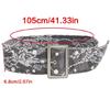 Comfortable Lace Waistband Pearls Embellishment Waist Belt Stylish Formal Dress Sash for Daily Wear & Parties