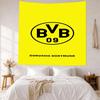 Borussia Dortmund Wanddekoration Wandteppich Kunst Für Haustier-Gedenken Geburtstag Hochzeitsparty Hintergrund Familiengeschenk